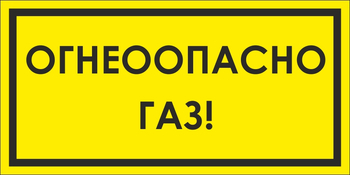 B64 огнеопасно (пленка, 250х140 мм) - Знаки безопасности - Вспомогательные таблички - ohrana.inoy.org