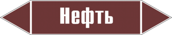 Маркировка трубопровода "нефть" (пленка, 716х148 мм) - Маркировка трубопроводов - Маркировки трубопроводов "ЖИДКОСТЬ" - ohrana.inoy.org