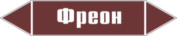 Маркировка трубопровода "фреон" (пленка, 252х52 мм) - Маркировка трубопроводов - Маркировки трубопроводов "ЖИДКОСТЬ" - ohrana.inoy.org